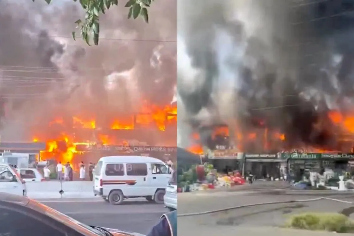 Izza bozorida do‘konlarda yong‘in sodir bo‘ldi